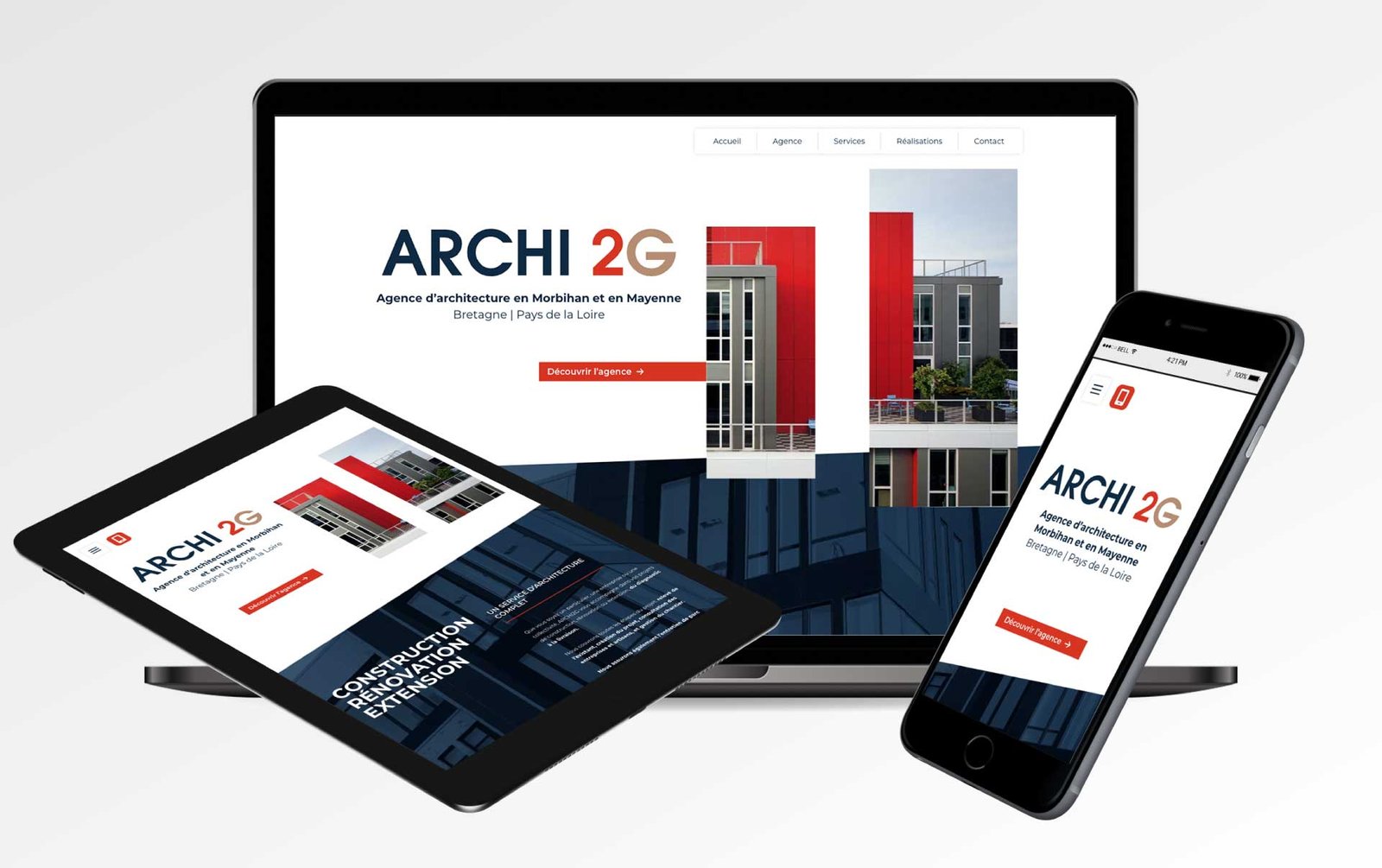 Site web Agence d'architecture GK graphiste